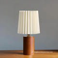 Massivholz Vintage Tischlampe